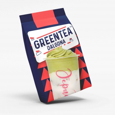 Creamy Green Tea Dalgona